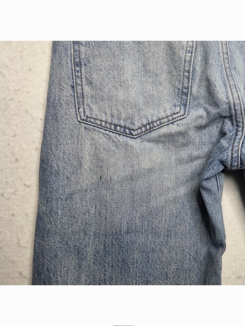 Pistola Lexi Mid Rise Bowed Straight Jean Cotton Bowie Blue Size 26 (28×28)* - Picture 5 of 9